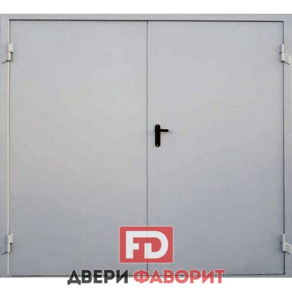 ворота гаражные стальные без калитки